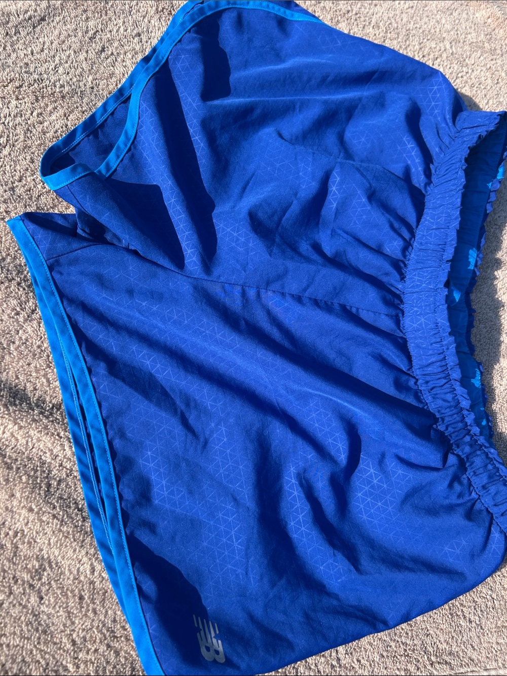 Size Large women's New Balance royal blue athletic shorts size L